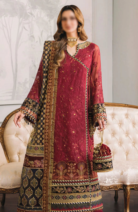 Baroque Chantelle Embroidered Collection Vol 12 - BQU-CH12-D07