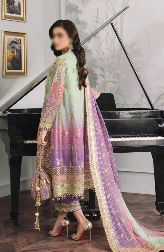 Baroque Chantelle Embroidered Collection Vol 12 - BQU-CH12-D08