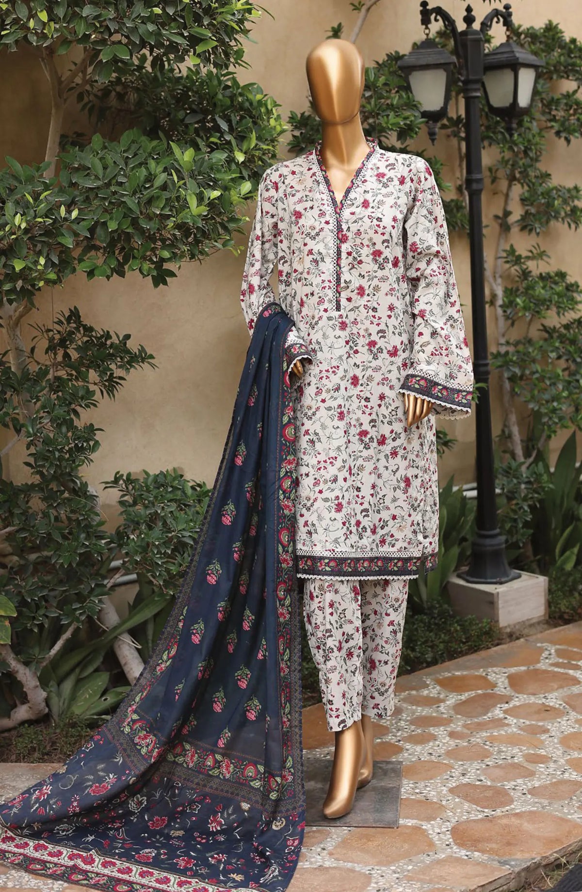 Bin Saeed Summer Basic Lawn Collection 2024 - BSBLC 109