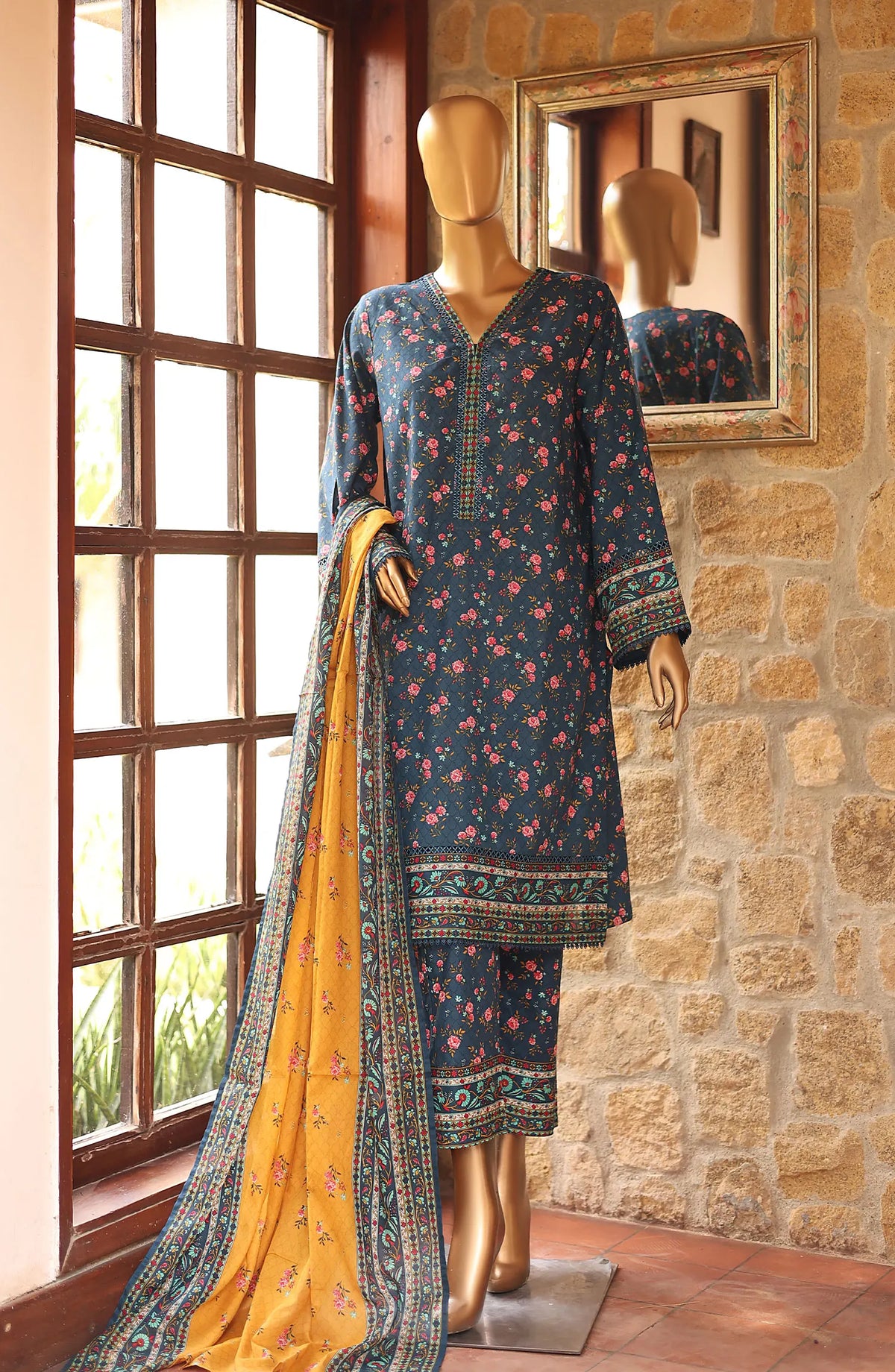 Bin Saeed Summer Basic Lawn Collection 2024 - BSBLC 12