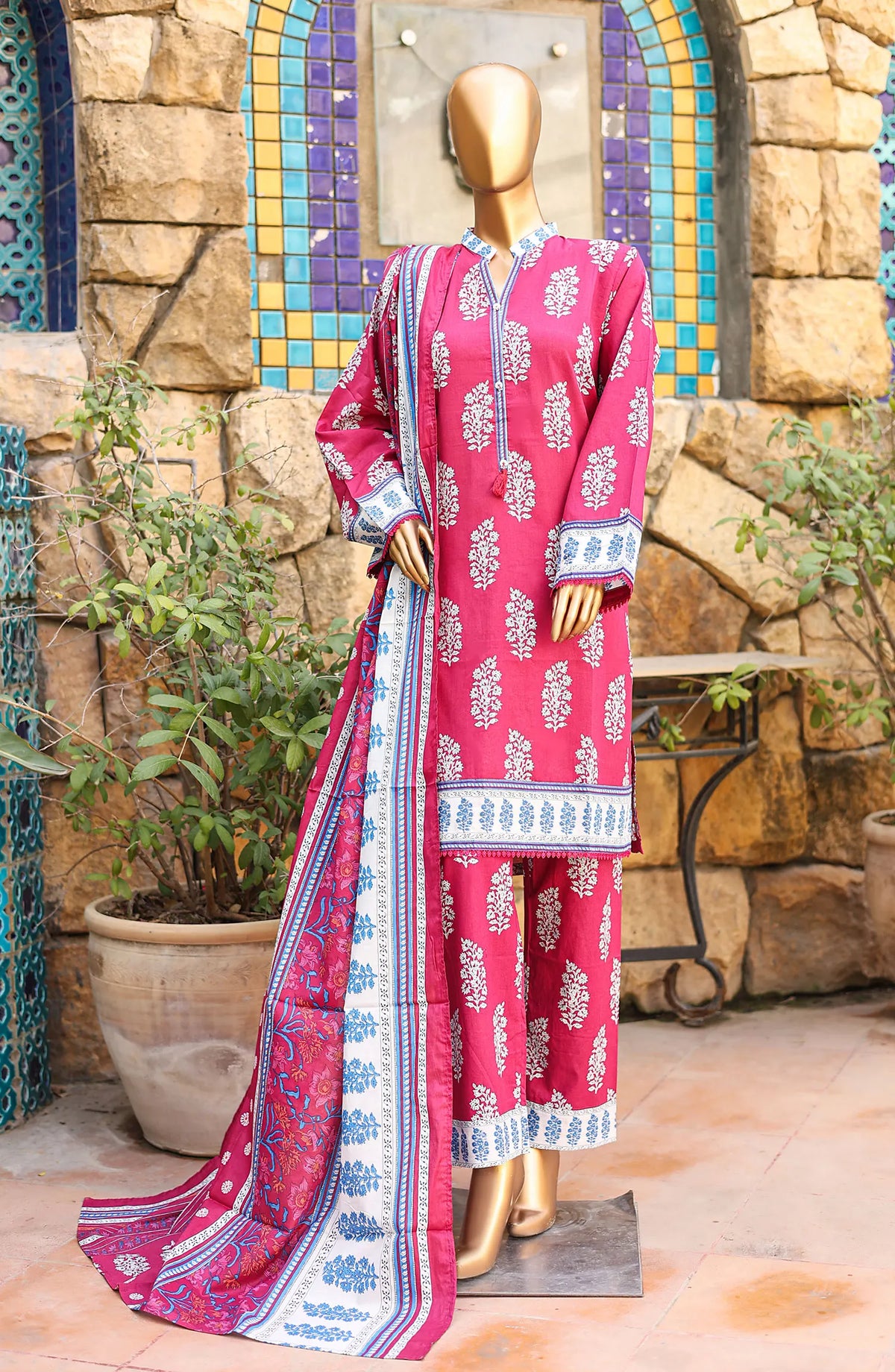 Bin Saeed Summer Basic Lawn Collection 2024 - BSBLC 47