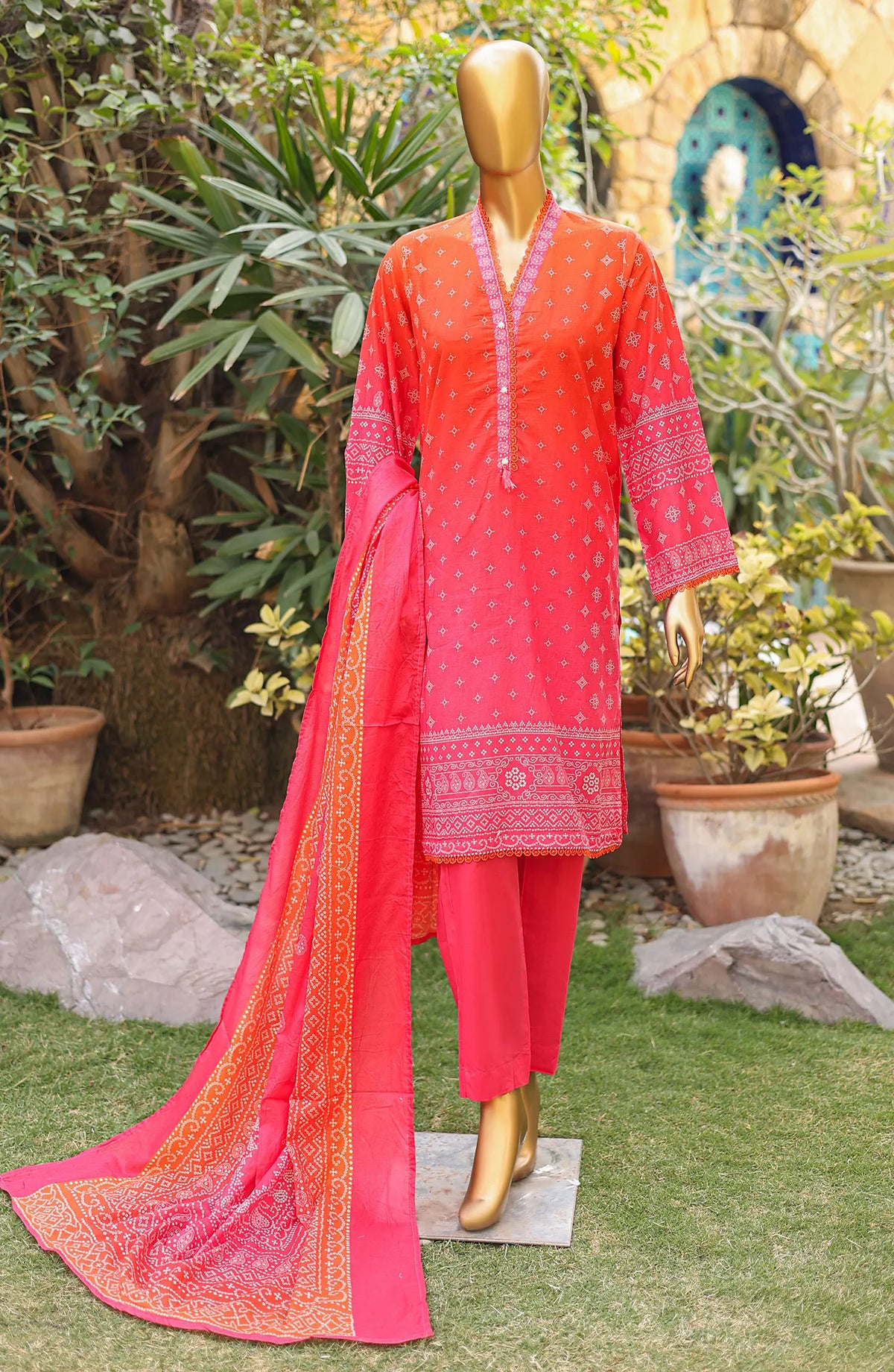 Bin Saeed Summer Basic Lawn Collection 2024 - BSBLC 82