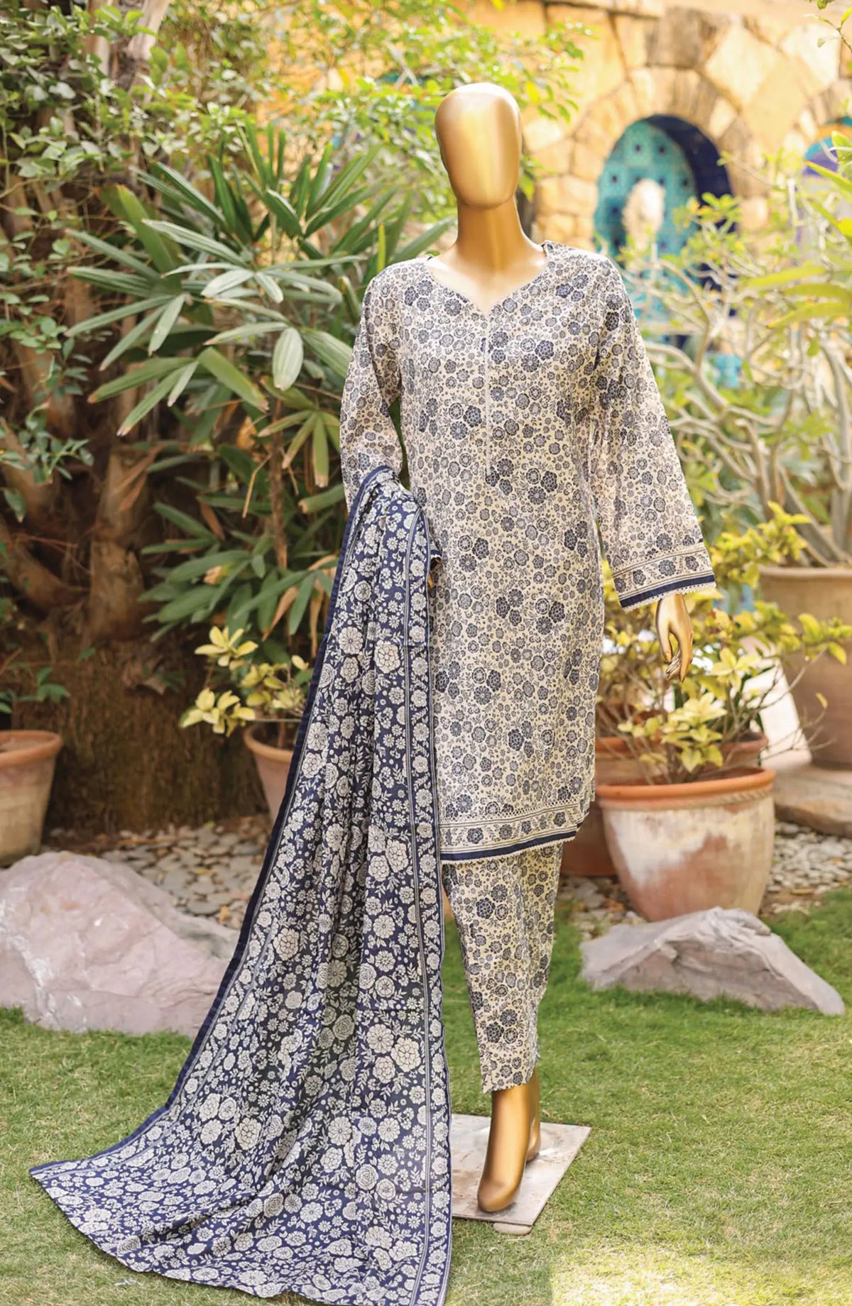 Bin Saeed Summer Basic Lawn Collection 2024 - BSBLC 96