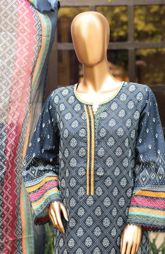 Bin Saeed Summer Basic Lawn Collection 2024 - BSBLC 98