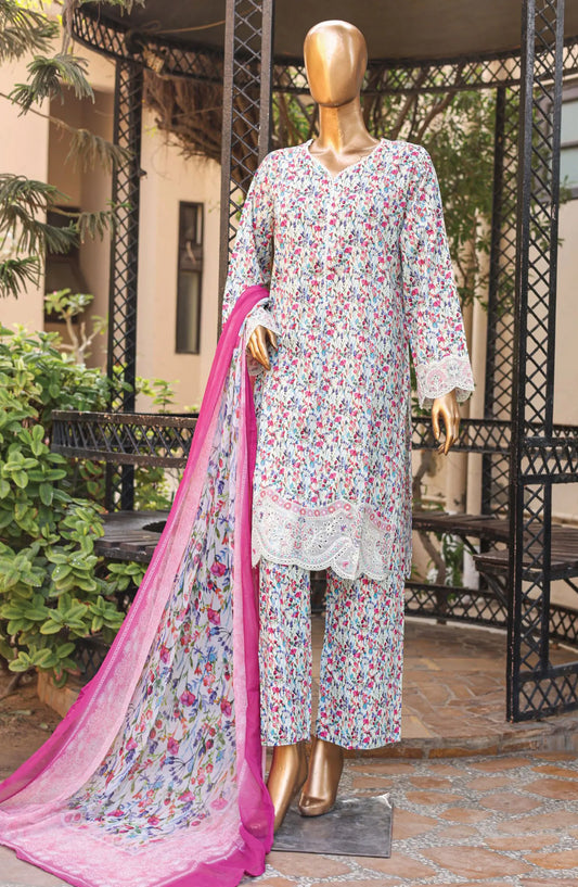 Bin Saeed Cutwork Kari Fancy & Chiffon Dupatta Collection Vol 2 - BSCKF-04