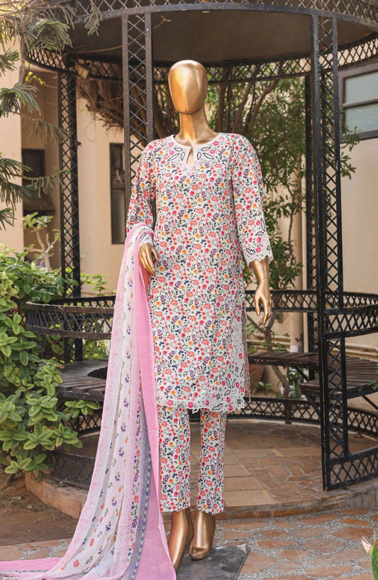 Bin Saeed Cutwork Kari Fancy & Chiffon Dupatta Collection Vol 2 - BSCKF-06