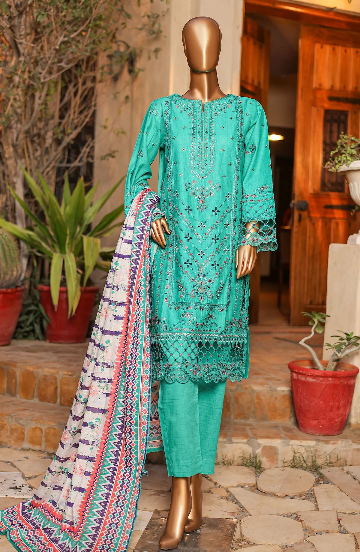 Bin Saeed Exclusive Festive Embroidered Collection 2024 - BSEFE 56