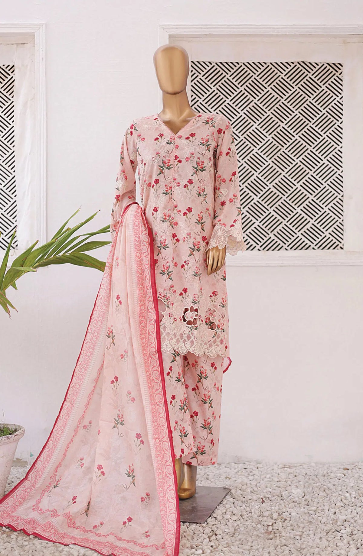Bin Saeed Exclusive Emb Cutwork Collection Vol 03 - BSELC-06