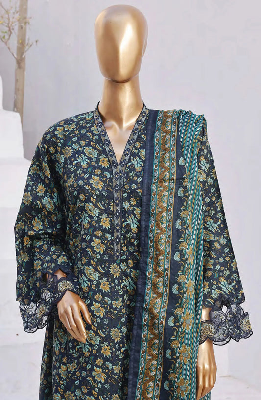 Bin Saeed Lawn Embroidered Frock Collection 2024 - BSELSC 02