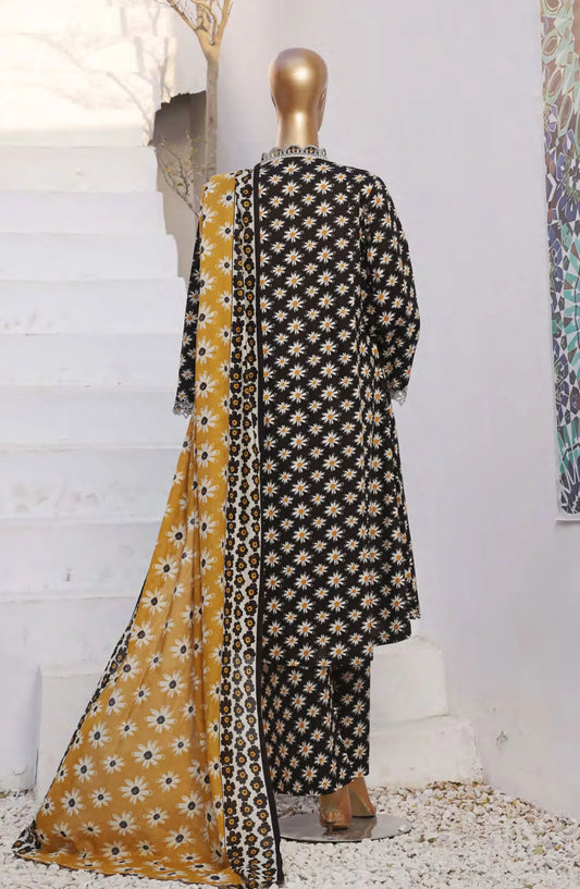 Bin Saeed Lawn Embroidered Frock Collection 2024 - BSELSC 04