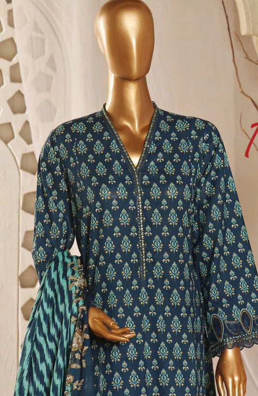 Bin Saeed Lawn Embroidered Frock Collection 2024 - BSELSC 15