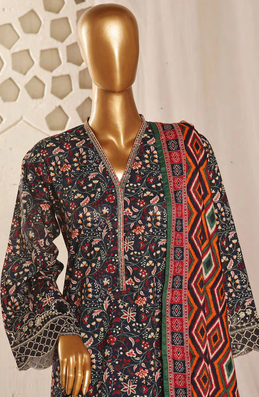 Bin Saeed Lawn Embroidered Frock Collection 2024 - BSELSC 25