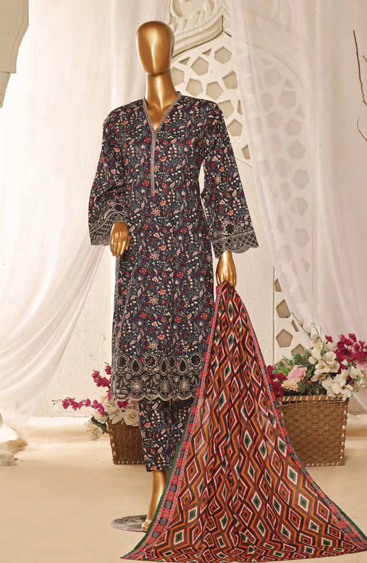 Bin Saeed Lawn Embroidered Frock Collection 2024 - BSELSC 25