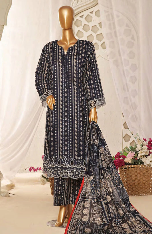 Bin Saeed Lawn Embroidered Frock Collection 2024 - BSELSC 29