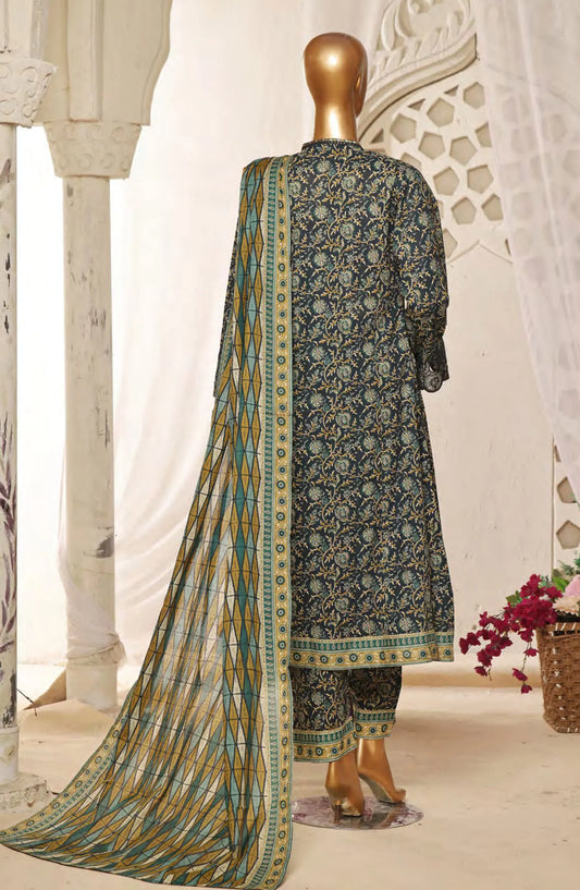 Bin Saeed Lawn Embroidered Frock Collection 2024 - BSELSC 30
