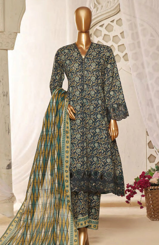 Bin Saeed Lawn Embroidered Frock Collection 2024 - BSELSC 30