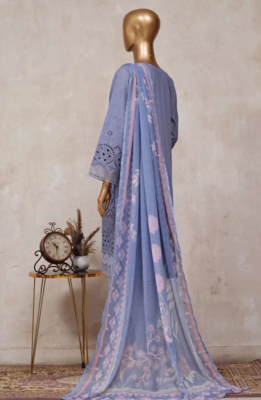 Bin Saeed Festive Embroidered Lawn Collection - BSFELC 05
