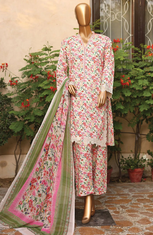 Bin Saeed Summer Lawn with Chiffon Dupatta Collection 2024 - BSSLC 14