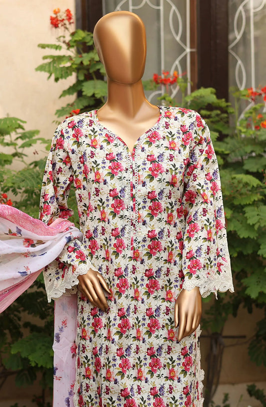 Bin Saeed Summer Lawn with Chiffon Dupatta Collection 2024 - BSSLC 18