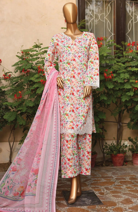 Bin Saeed Summer Lawn with Chiffon Dupatta Collection 2024 - BSSLC 22