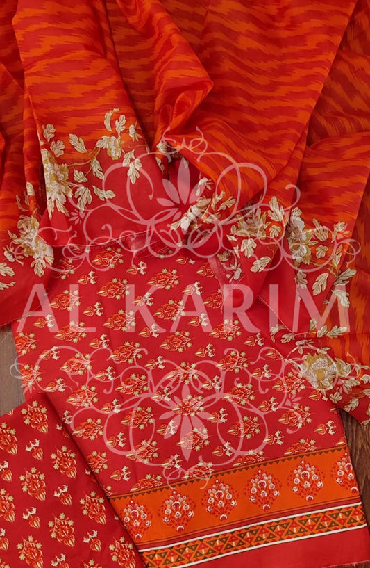 BSU 11- Bin Saeed Unstitched All Over Printed Lawn Collection 2024