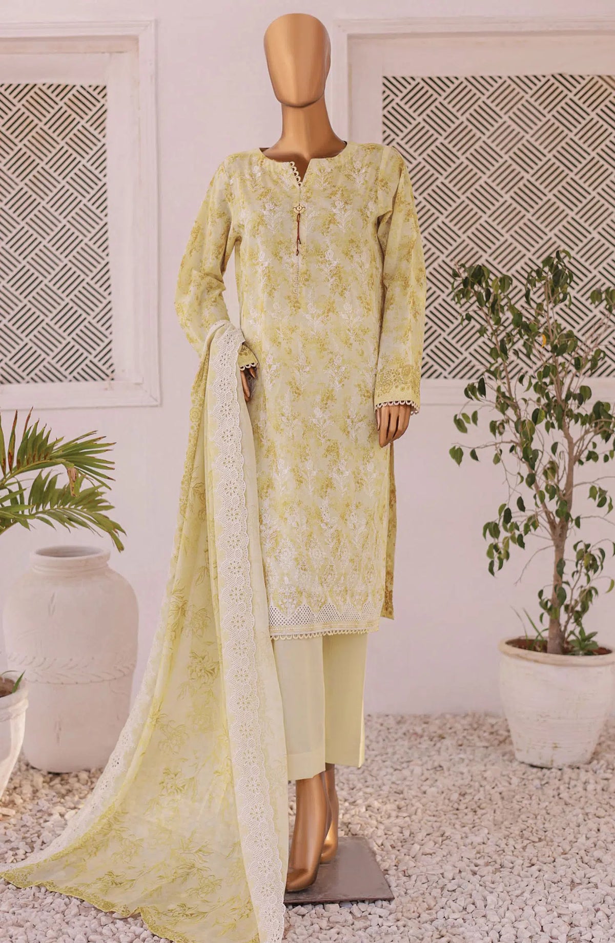 HZ Chikankari Embroidered Collection 2024 - CEC 727