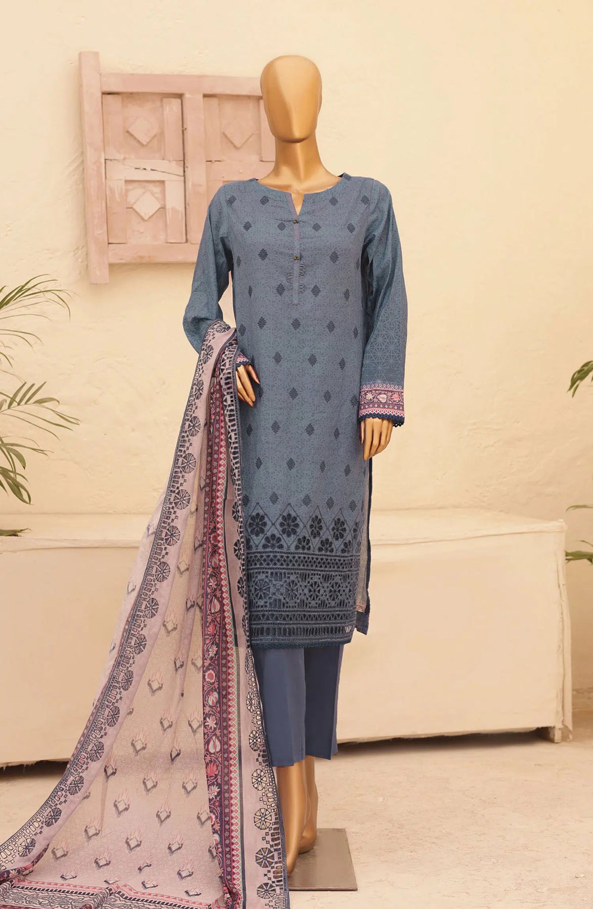 HZ Chikankari Embroidered Collection 2024 - CEC 765