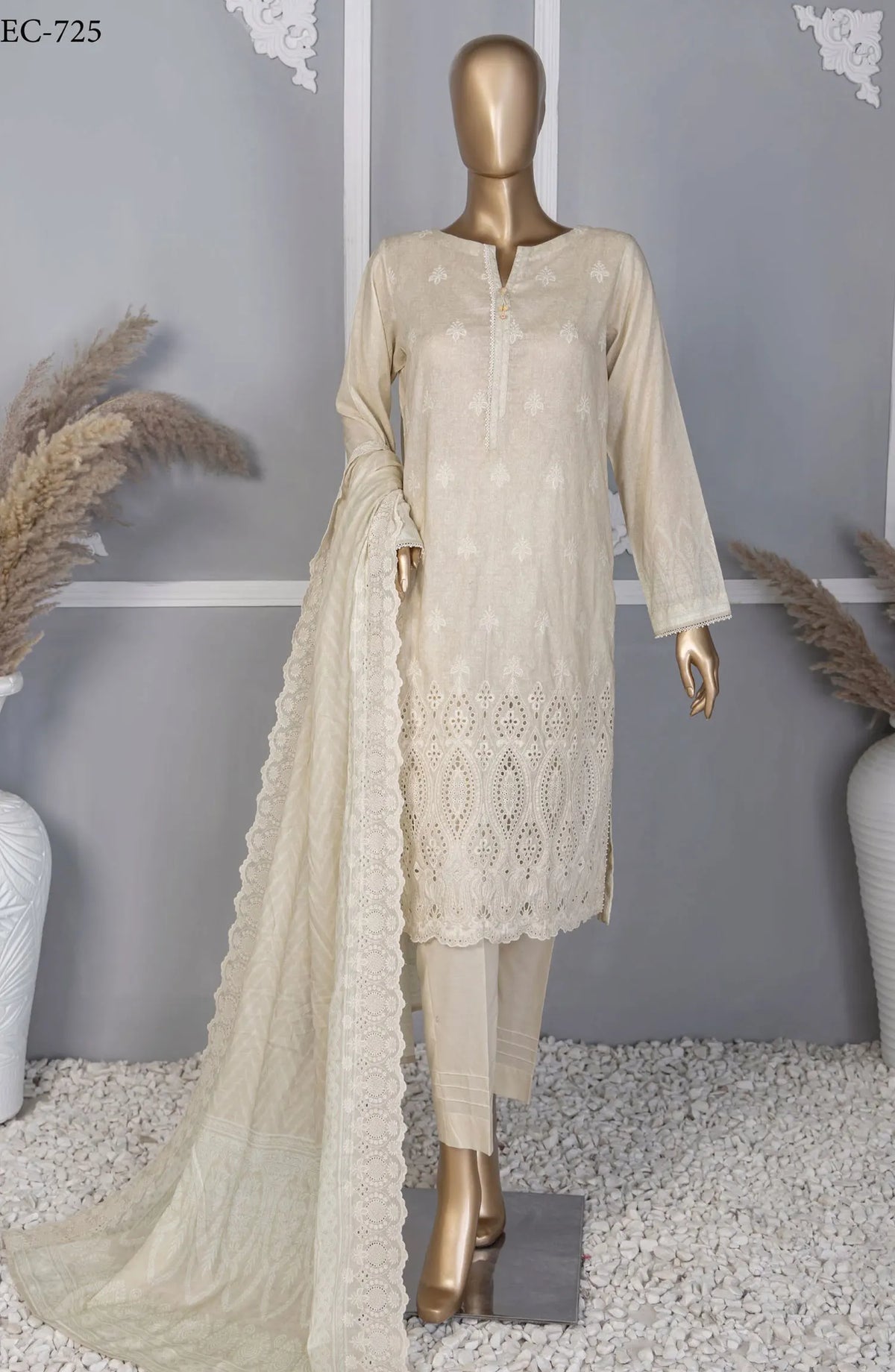 HZ Chikankari Embroidered Collection Vol 02 2024 - CEC 725