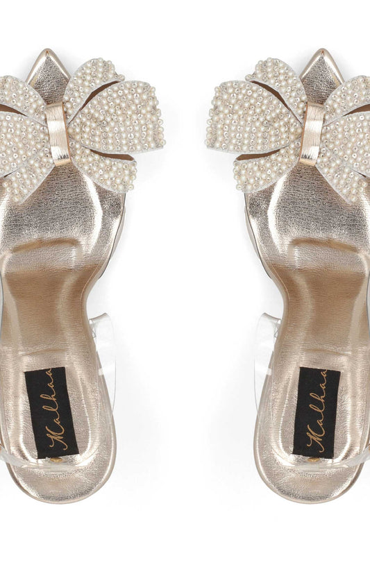 Malhaa Fashion Fancy Footwear Heels - MLH25FW - Cindrella - Silver - Festive Collection
