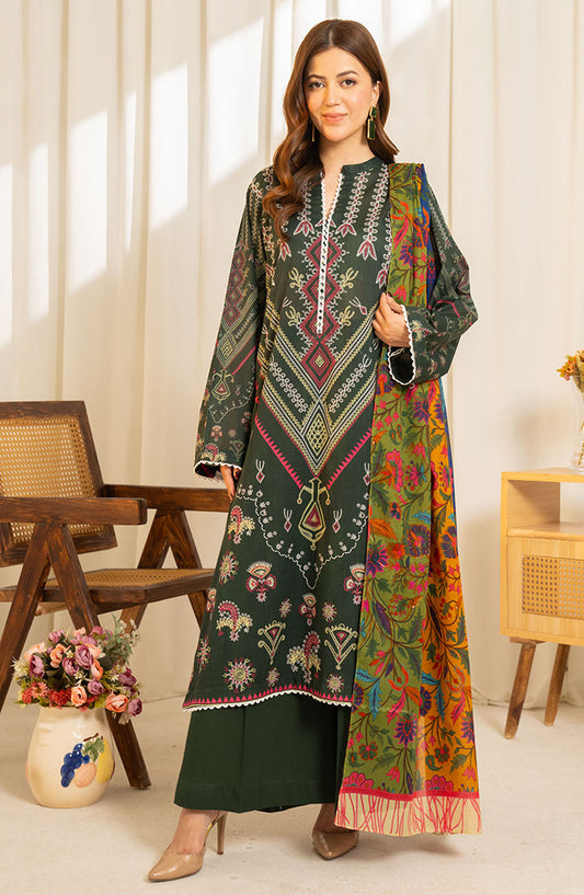 Sule by Coco Printed Lawn Unstitched 3 Piece Suit - D-07 - ZS25CSV1 - Green - Summer Collection