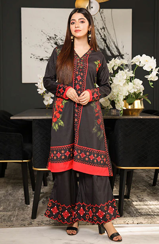 Nazmina Luxe Co Ords 2 Pc Stitched Collection - Comets Trail (ZA-01)