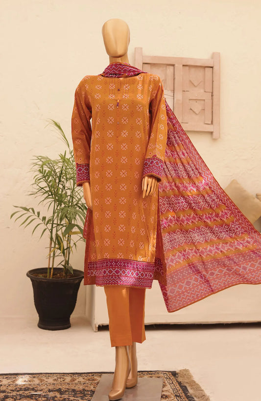 HZ Chunri Printed Lawn Collection 2024 - CPC 101 A