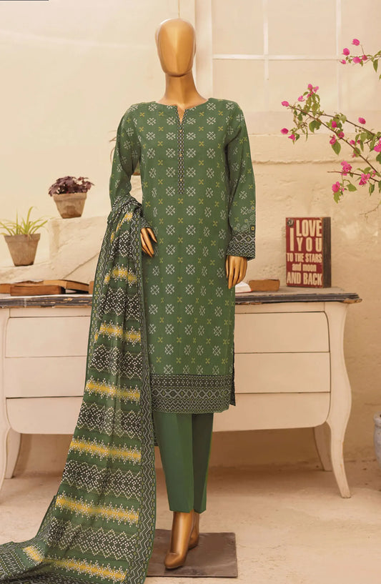 HZ Chunri Printed Lawn Collection 2024 - CPC 101 B