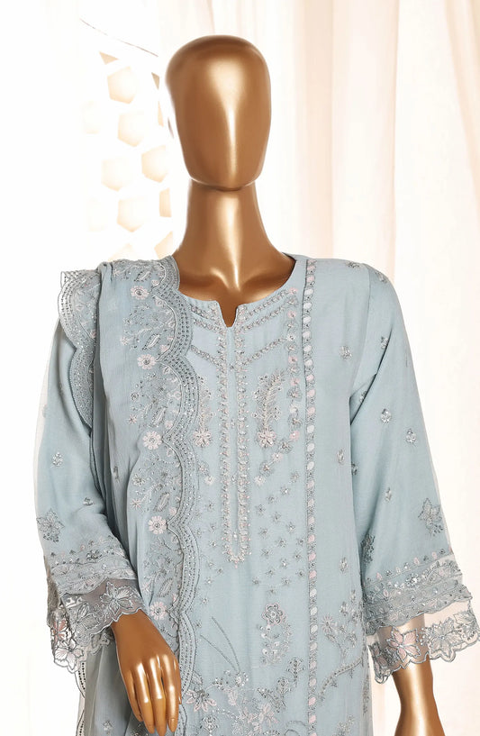 SADABAHAR Afsanay Luxury Chiffon Collection Vol 3 - CR-04 Blue