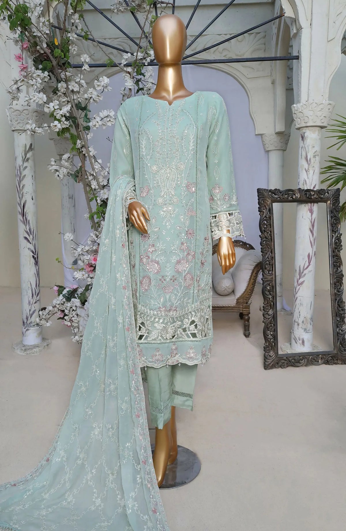 SADABAHAR Afsanay Luxury Chiffon Collection 2024 - CR-16-B