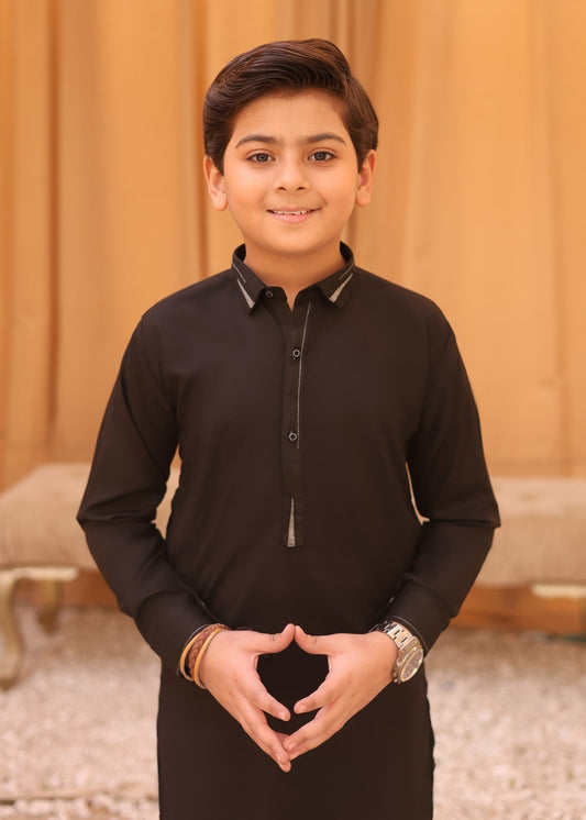 Dark Brown Designing kurta trouser KT 42