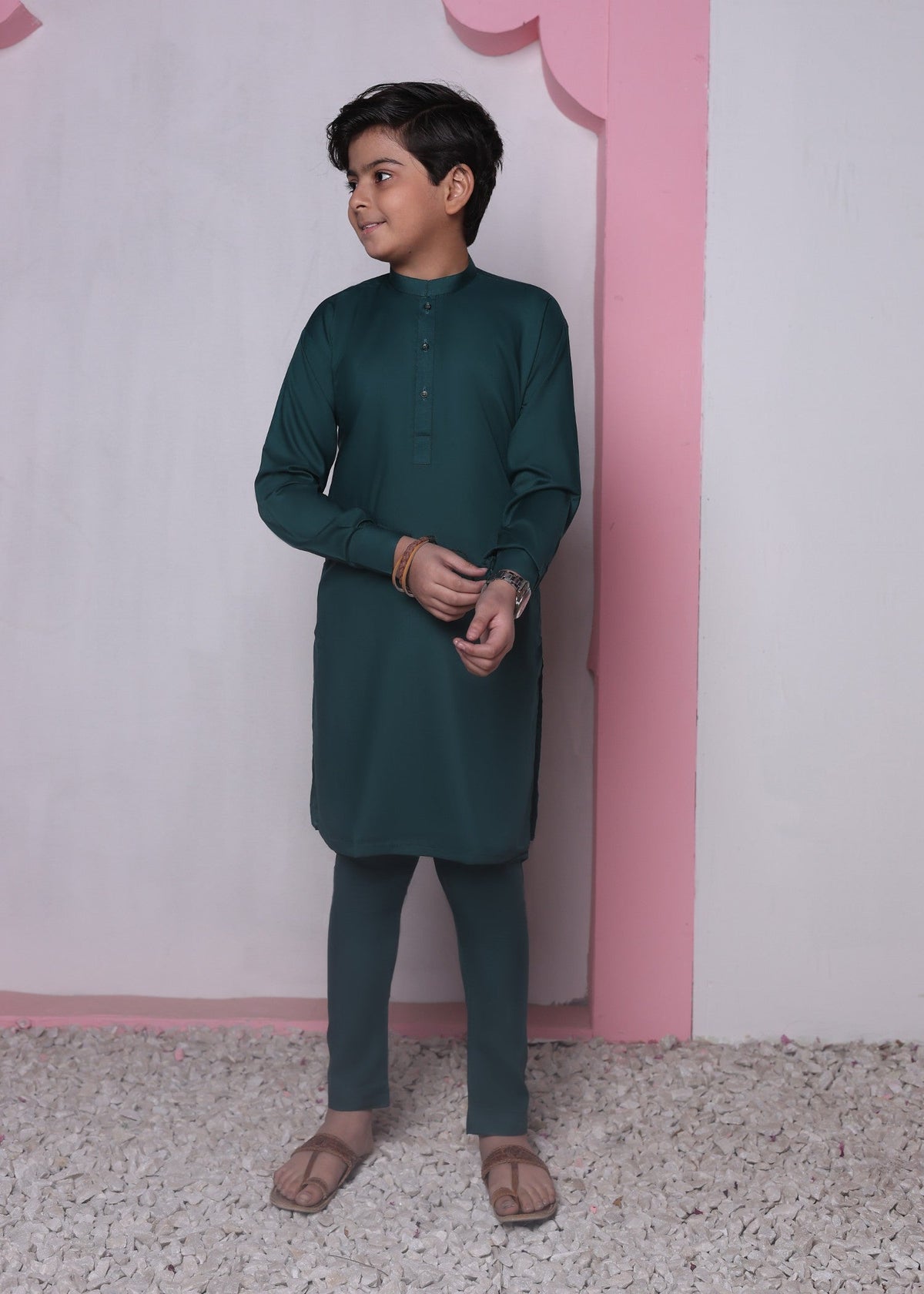 Teal Green kurta trouser KT 57