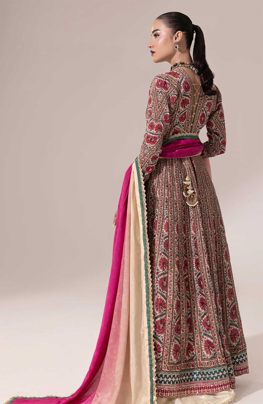 SUAY by Sahane Embroidered Silk Unstitched 3 Piece - CT-15001 Loren - SAH25S - Pink - Eid Formal Collection