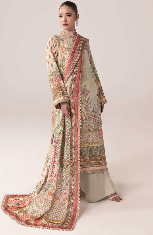 SUAY by Sahane Printed Silk Unstitched 3 Piece - CT-15004 Ava - SAH25S - Green - Eid Formal Collection