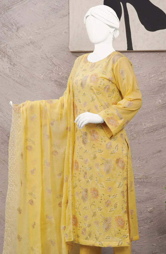 Dukhtar Embroidered Lawn Collection 2024 - Design 01