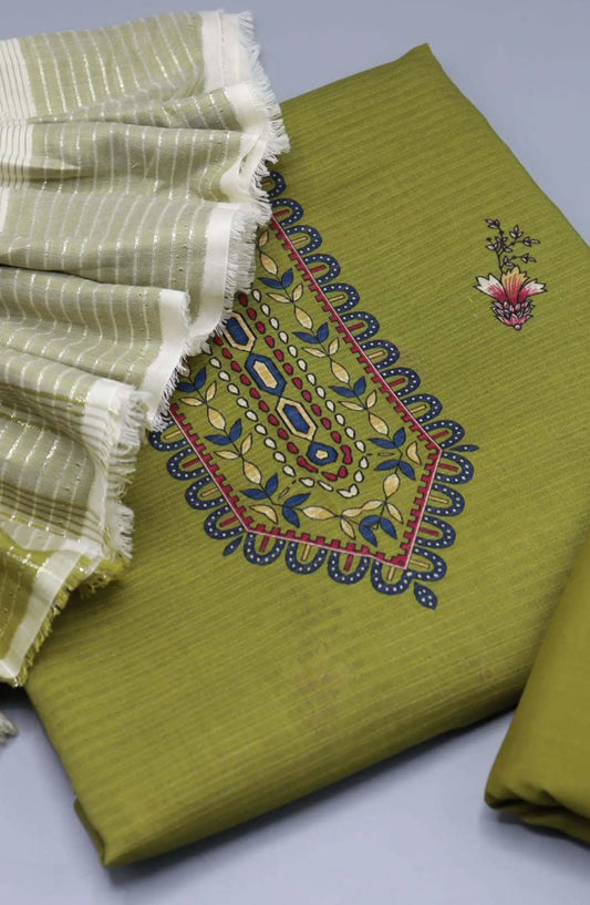 Cocktail Lawn Rangoli Check Dupatta Collection By Amna Khadija - D 01