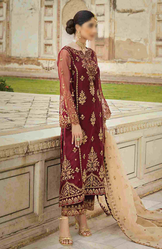 Tahra Unstitch Formal collection by Zainab Chottani - D-01 JAHARA