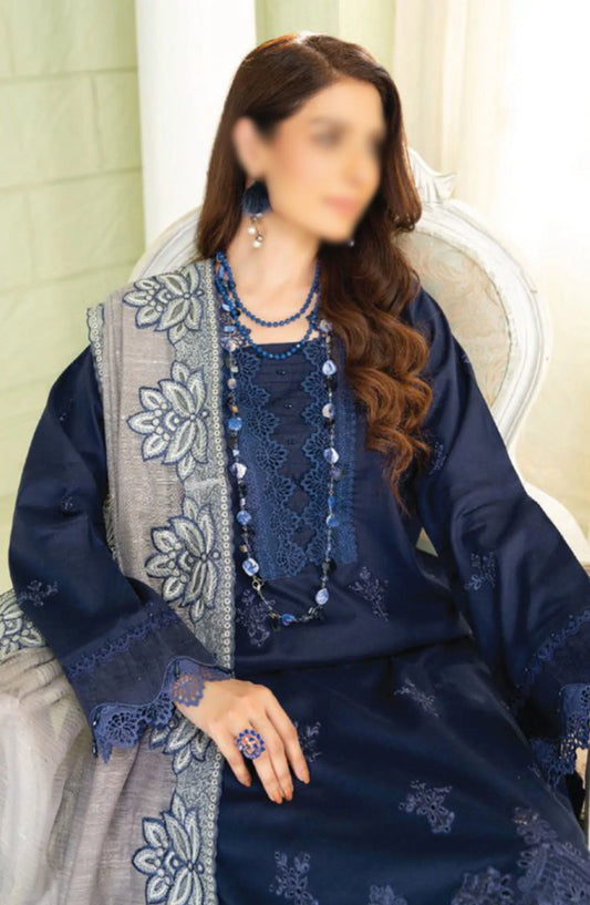 Baad- e- Baharaan Chikankari Collection with Fancy Dupatta - Design 03