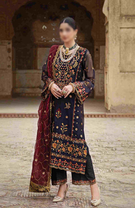 Tahra Unstitch Formal collection by Zainab Chottani - D-03 FIRDOUS