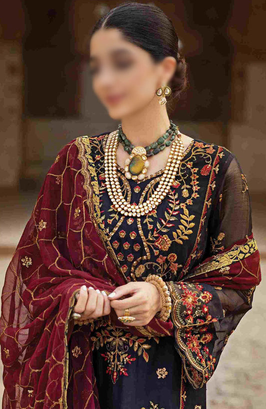 Tahra Unstitch Formal collection by Zainab Chottani - D-03 FIRDOUS