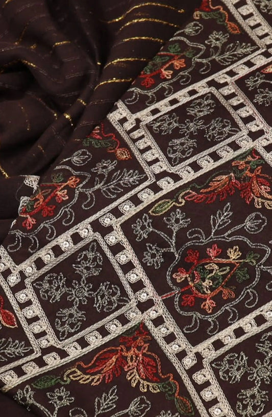 Zarq Barq Unstitched Embroidered Lawn Collection 2024 - D 04