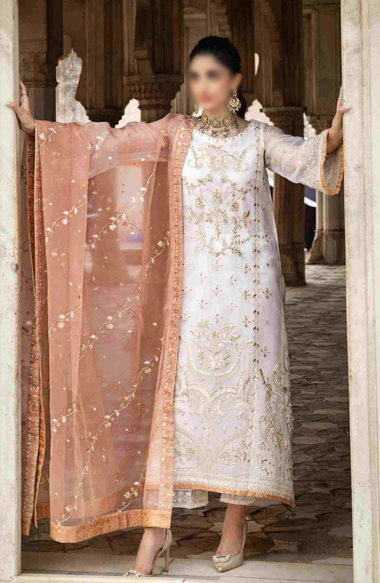 Tahra Unstitch Formal collection by Zainab Chottani - D-04 MUMTAZ