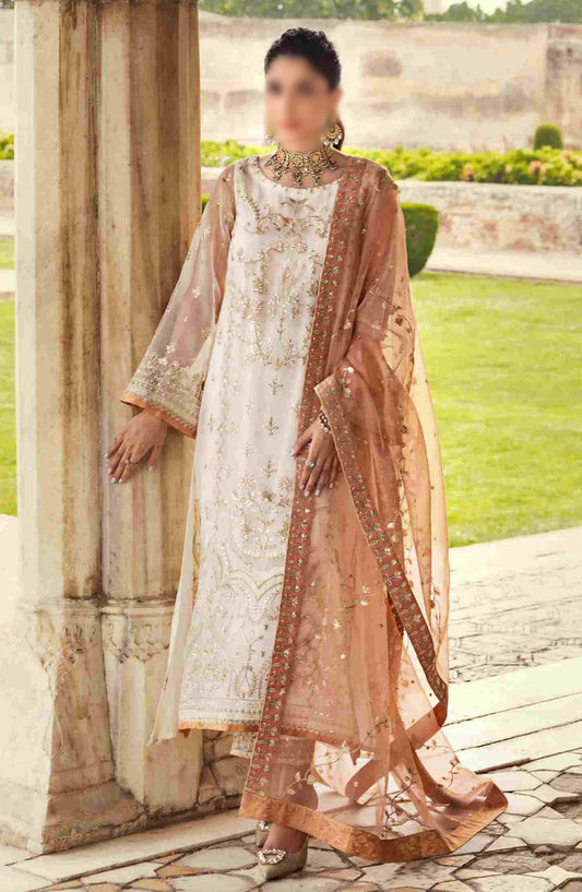 Tahra Unstitch Formal collection by Zainab Chottani - D-04 MUMTAZ