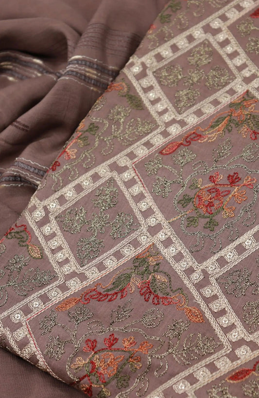 Zarq Barq Unstitched Embroidered Lawn Collection 2024 - D 05