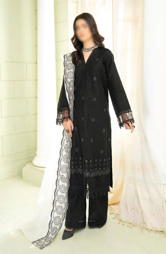 Baad- e- Baharaan Chikankari Collection with Fancy Dupatta - Design 06